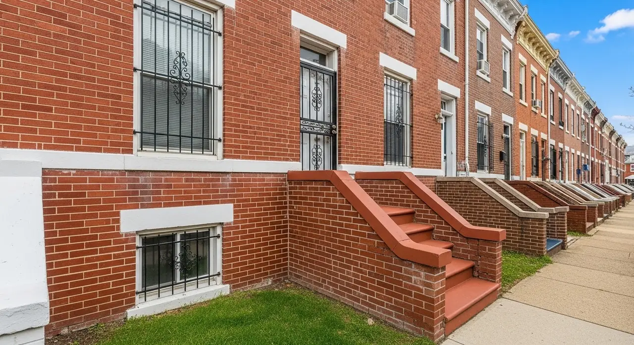 pennsylvania rowhouse bricktrunc jpeg — residential setting