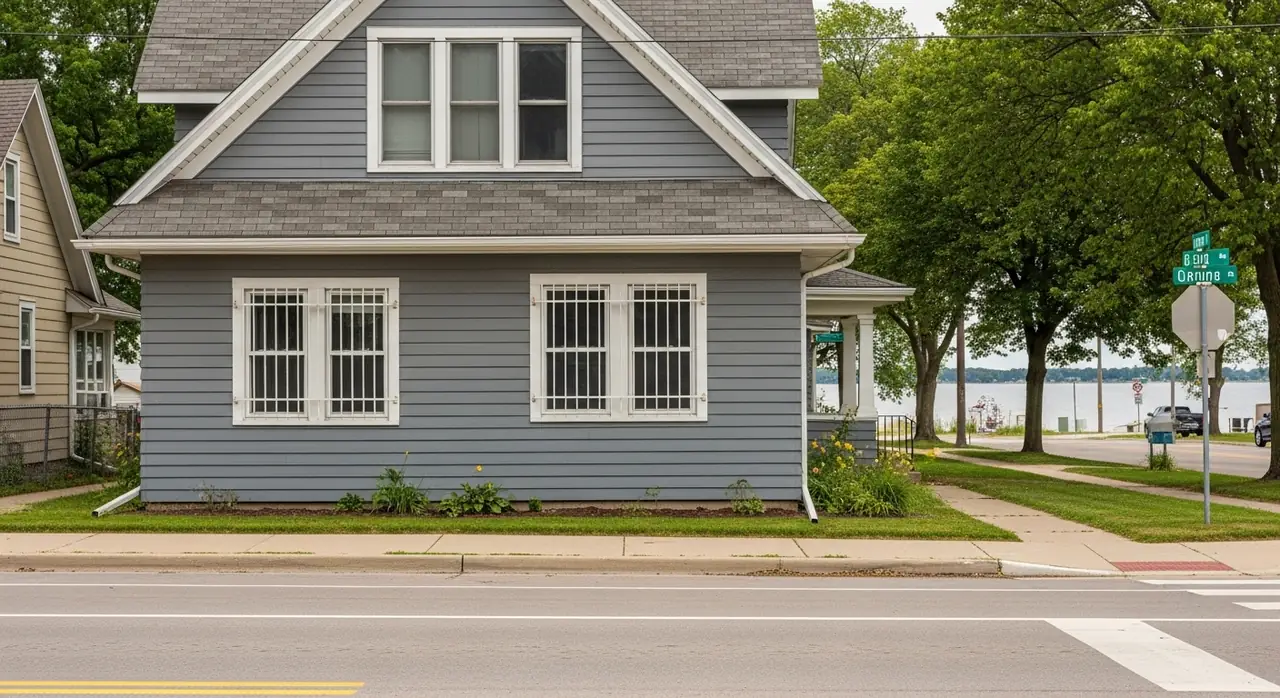 prairie style securit — residential setting