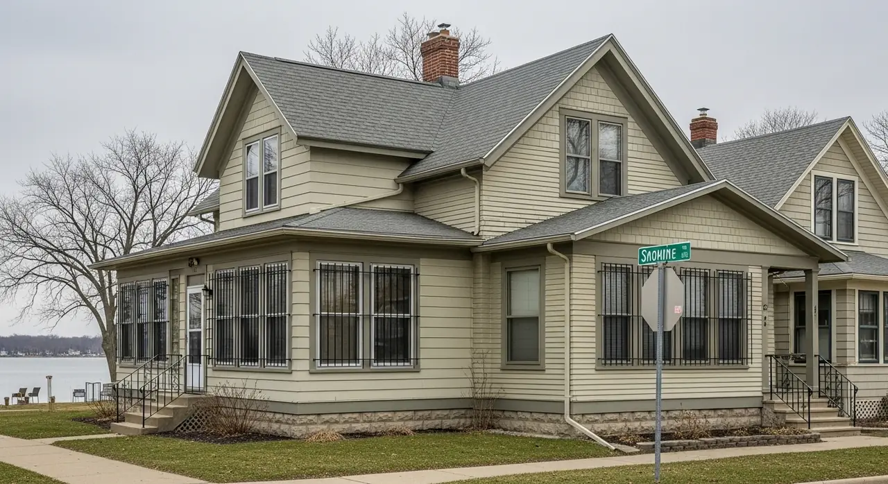 prairie style securit — residential setting