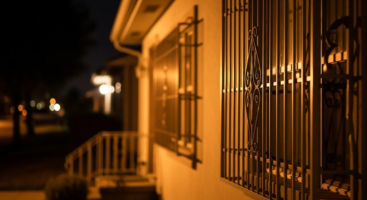 suburban street — residential setting