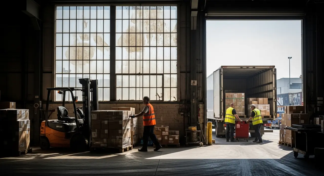 warehouse loading bay jpeg — residential setting