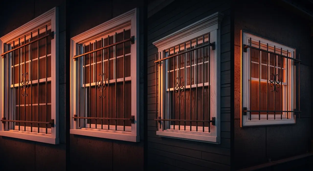 types exterior — residential setting